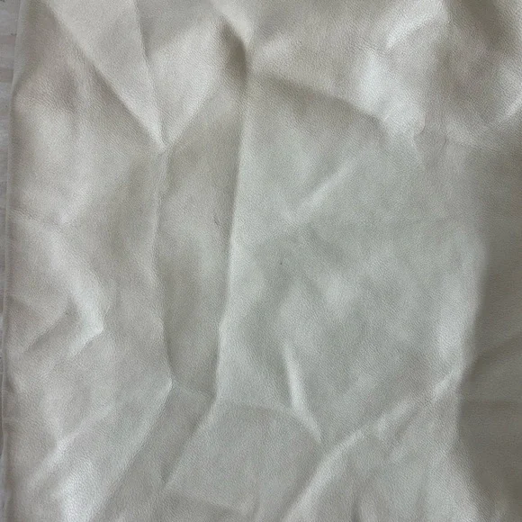 Bagatelle‎ Faux Leather Cream Pull On Paper Bag Pants Size Small - Picture 10 of 10